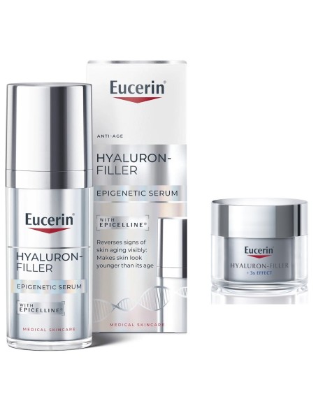 Eucerin Hyaluron-Filler Epigenetic serum + noćna krema Promo pakiranje