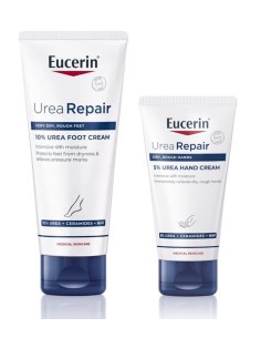 Eucerin UreaRepair PLUS krema za njegu stopala sa 10% ureje + krema za ruke s 5% ureje Promo pakiranje
