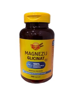 Natural Wealth Magnezij Glicinat + Vitamin B6 kapsule, dodatak prehrani