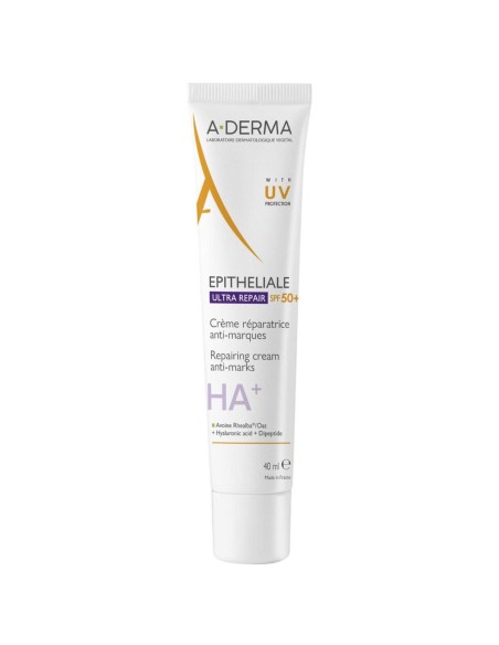 A-Derma Epitheliale Ultra repair SPF 50 obnavljajuća krema protiv tragova