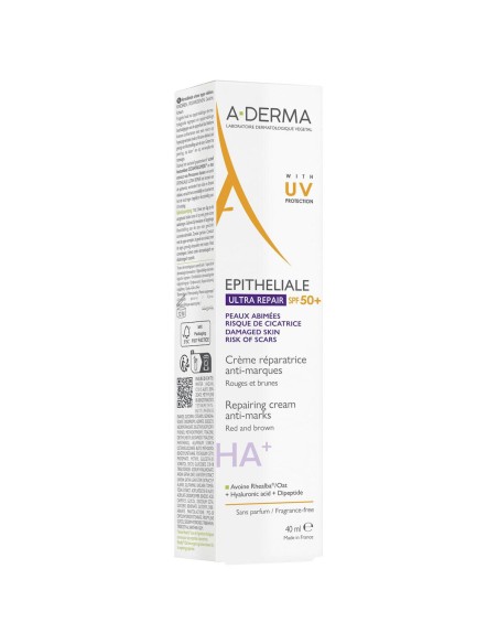 A-Derma Epitheliale Ultra repair SPF 50 obnavljajuća krema protiv tragova