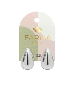Farma Bijoux Hipoalergene naušnice Little Drop Silver Wow9