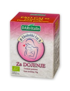 Darvitalis Eko čaj za dojenje, dodatak prehrani