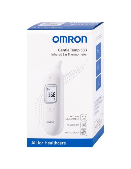 Omron ušni toplomjer Gentle Temp 533