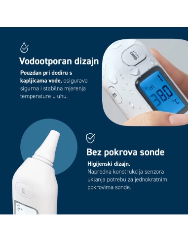 Omron ušni toplomjer Gentle Temp 533