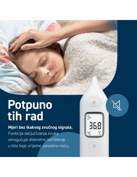 Omron ušni toplomjer Gentle Temp 533