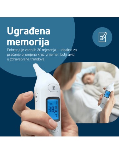 Omron ušni toplomjer Gentle Temp 533