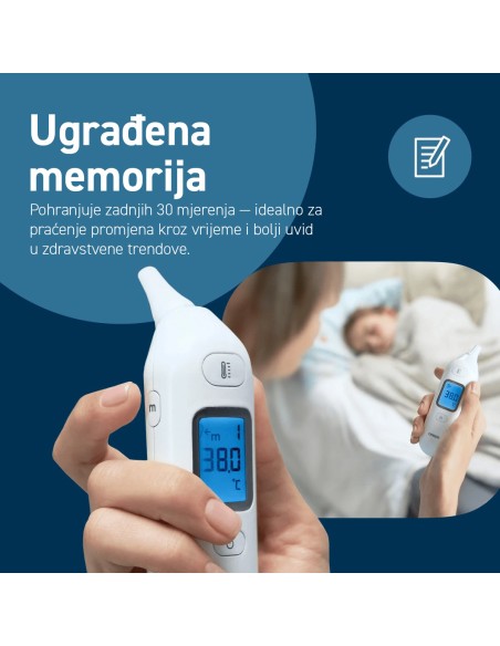 Omron ušni toplomjer Gentle Temp 533