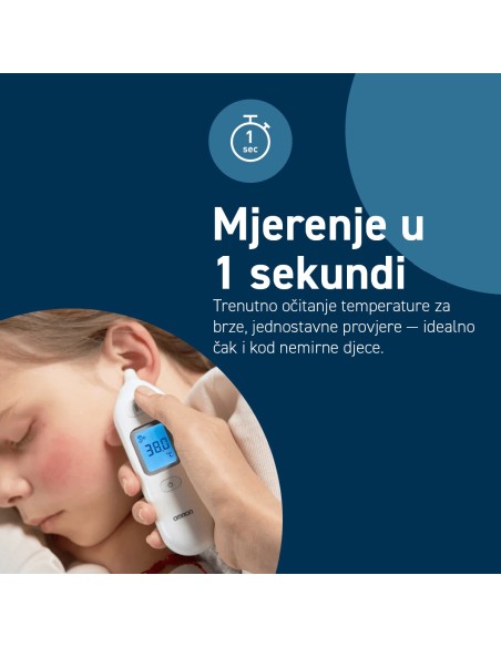 Omron ušni toplomjer Gentle Temp 533