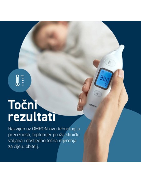 Omron ušni toplomjer Gentle Temp 533