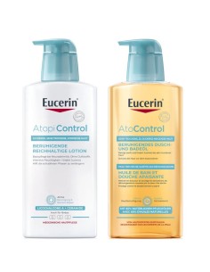 Eucerin AtopiControl Losion za tijelo + Ulje za tuširanje Promo pakiranje