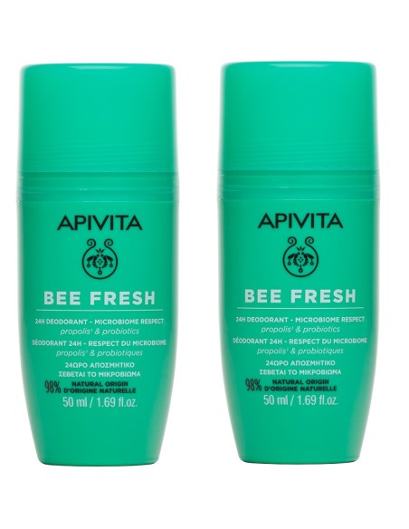 Apivita Bee Fresh deo roll on 1+1 PROMO