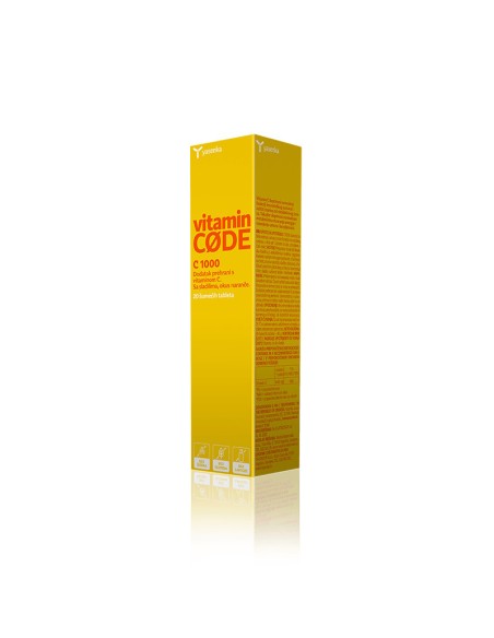 Yasenka Vitamin Code C1000 šumeće tablete, dodatak prehrani