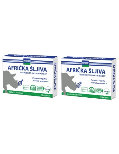 Abela Afrička šljiva kapsule 1+1 Promo pakiranje, dodatak prehrani