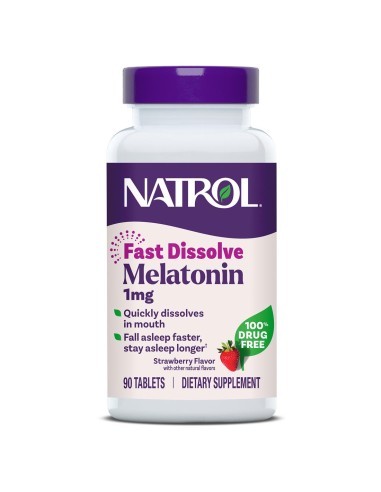 Natrol Melatonin 1mg Fast Dissolve tablete, dodatak prehrani