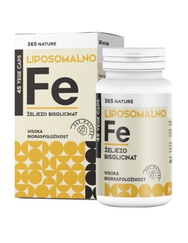 365 Nature Liposomalno željezo kapsule, dodatak prehrani