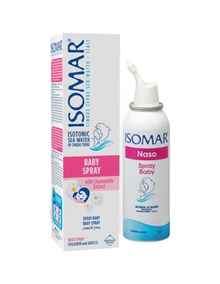 Isomar Duo Paket Sprej za odčepljivanje s hijaluronskom kiselinom i  sprej za bebe Promo pakiranje