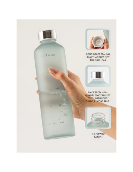 Equa staklena boca Water O'clock