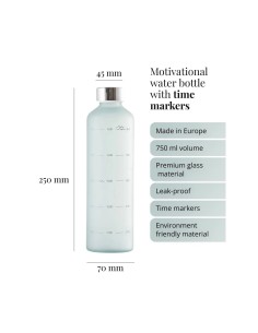 Equa staklena boca Water O'clock 2