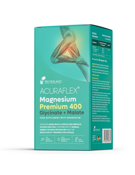 Nutrilago Acuraflex Magnesium Premium 400, dodatak prehrani