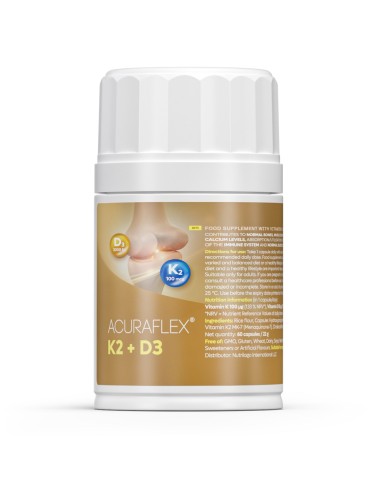 Nutrilago Acuraflex K2 + D3 kapsule, dodatak prehrani