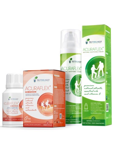 Nutrilago Acuraflex Pro Dynamic kapsule, dodatak prehrani + Acuraflex krema Promo pakiranje