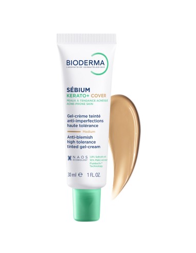 Bioderma Sebium Kerato+ Cover gel krema