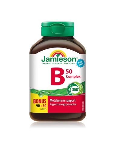 Jamieson Vitamin B 50 kompleks tablete, dodatak prehrani