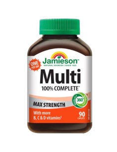 Jamieson Multivitamini 100% Complete Max Strength tablete, dodatak prehrani