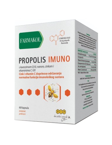 Pip Farmakol Propolis Imuno kapusle, dodatak prehrani