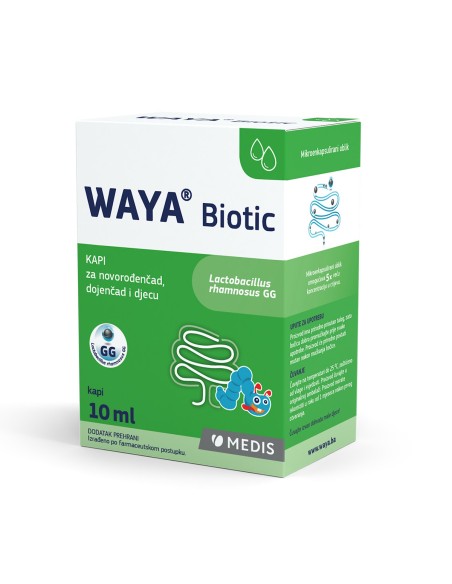 Medis Waya Biotic kapi za novorođenčad, dojenčad i djecu, dodatak prehrani