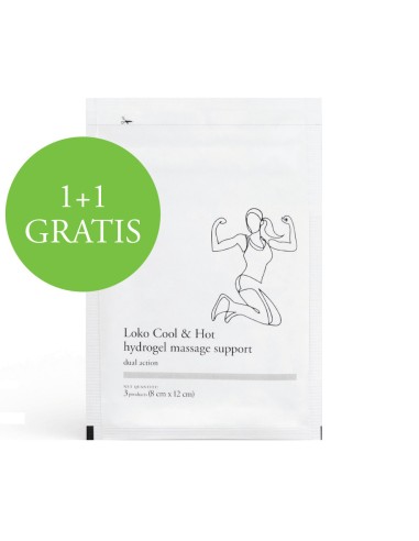 Loko Cool & Hot hydrogel massage support flaster 1+1 Promo pakiranje