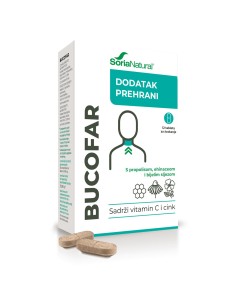 Soria Natural Bucofar tablete za žvakanje, dodatak prehrani