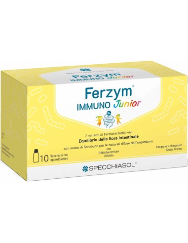 Specchiasol Ferzym Immuno Junior suspenzija, dodatak prehrani