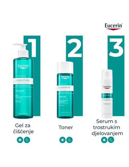 Eucerin DermoPure Clinical Toner tonik za lice-sužavanje pora 88983