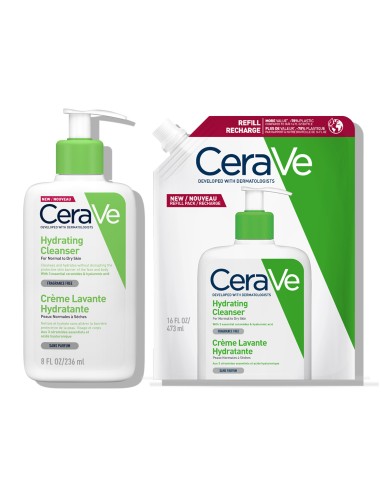CeraVe Hidratantna emulzija + eko pakiranje za čišćenje normalne do suhe kože