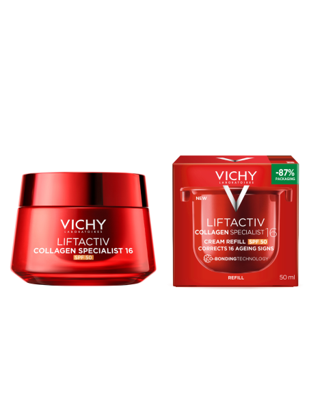 Vichy Liftactiv Collagen Specialist 16 krema SPF50, 50ml + REFILL pakiranje s mogućnošću dopune, 50ml