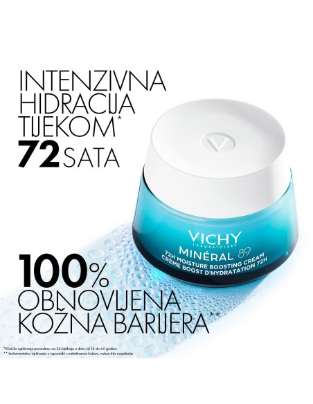 Vichy Mineral 89 Krema za intenzivnu hidraciju za sve tipove kože