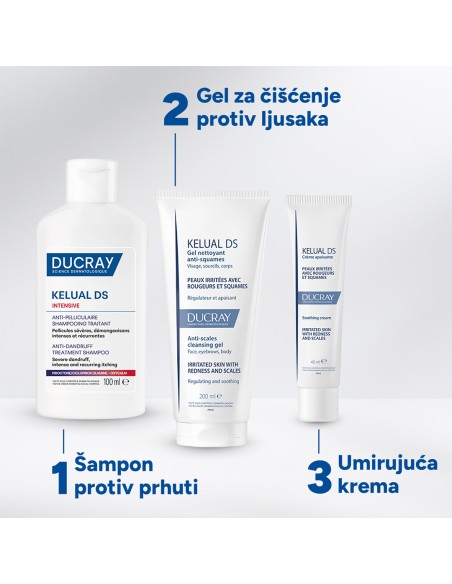 Ducray Kelual DS Intensive tretman šampon protiv prhuti