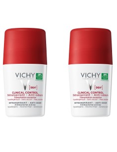 Vichy Deo-Duo paket - Roll-on CLINICAL CONTROL dezodorans, testiran za kontrolu prekomjernog znojenja do 96h