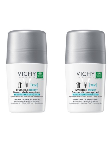 Vichy Deo-Duo paket: Antiperspirant roll-on Invisible resist - za zaštitu od znojenja do 72h