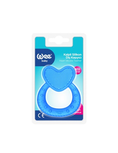Wee Baby Jednobojna žvakalica u obliku srca