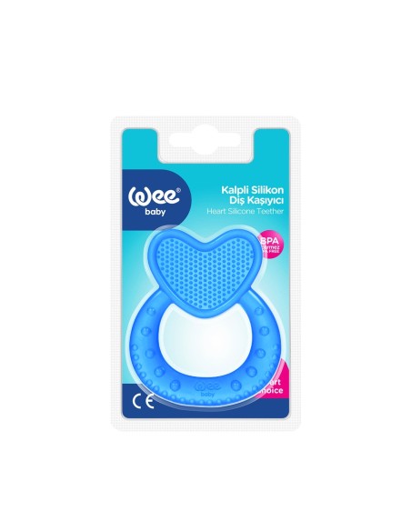Wee Baby Jednobojna žvakalica u obliku srca