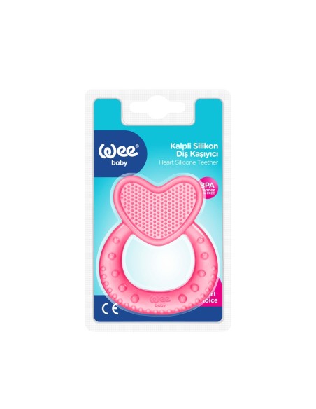 Wee Baby Jednobojna žvakalica u obliku srca