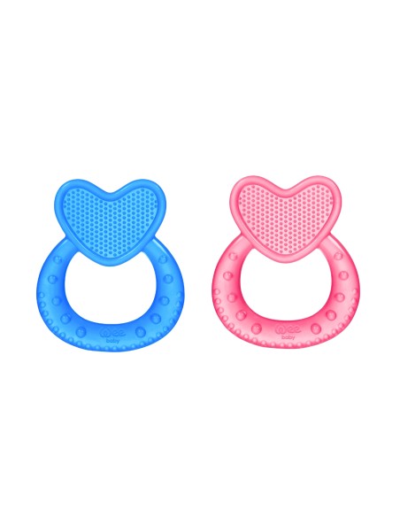 Wee Baby Jednobojna žvakalica u obliku srca