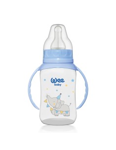 Wee Baby Bočica za hranjenje s ručkama, plastična, 150 ml