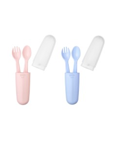 Wee Baby Putni pribor za jelo (vilica, žlica, kutija)