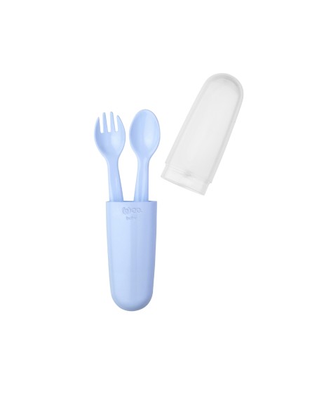 Wee Baby Putni pribor za jelo (vilica, žlica, kutija)