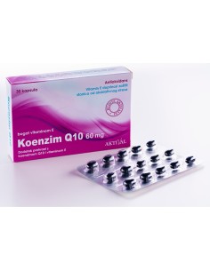 Aktival Koenzim Q10 60 mg + E vitamin