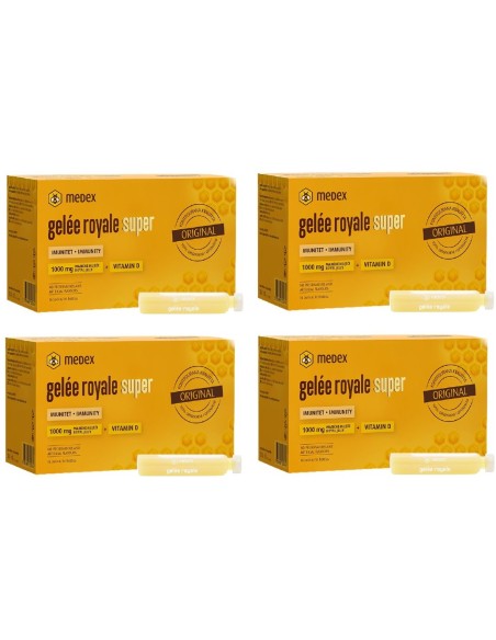 Medex Gelee Royale Super bočice, dodatak prehrani, 3+1 PROMO